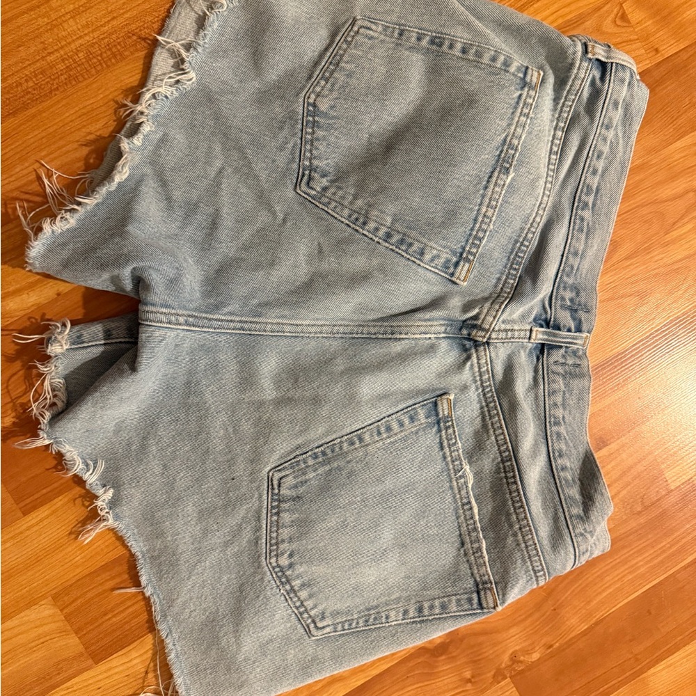 Agolde Parker Long Jean Shorts - Picture 12 of 14